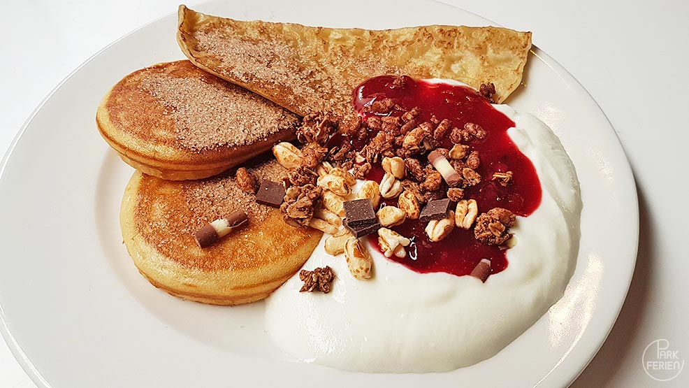 center parcs bispinger heide, frühstück pfannkuchen