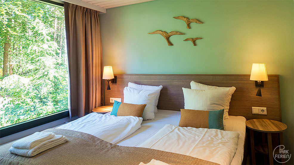 center parcs bispinger heide, schlafzimmer