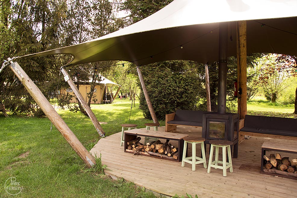 landal glamping neufchateau lounge zelt