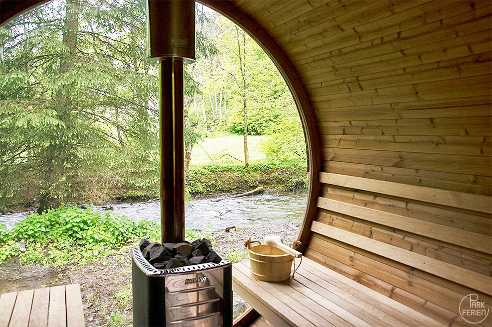 nature parc saint hubert, sauna