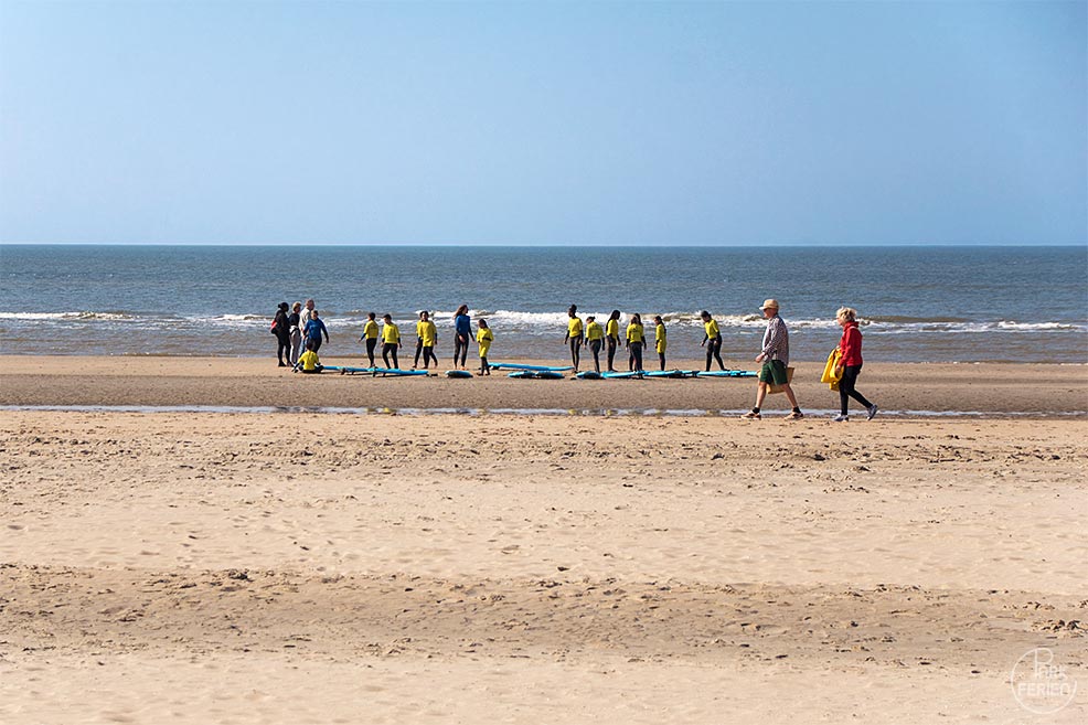 centerparcs zandvoort strand surfer
