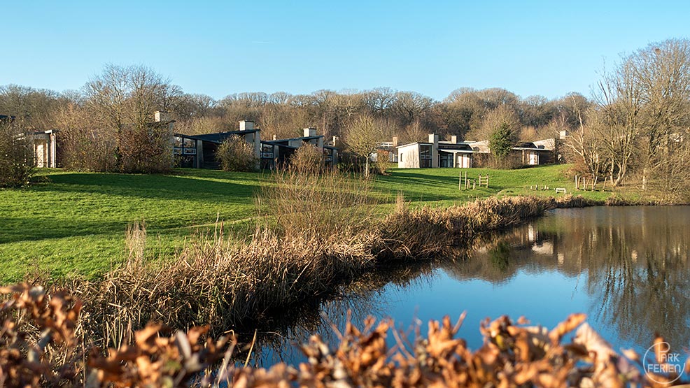 Sicht auf den Ferienpark Landal Village lEau dHeure