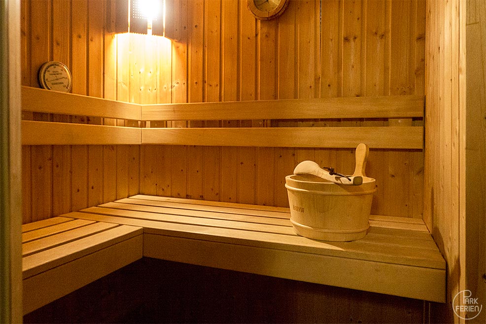 landal Village l'Eau d'Heure, private sauna im Ferienhaus