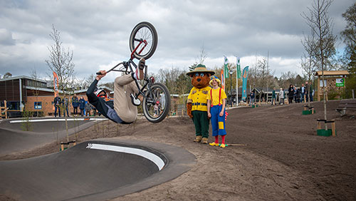 Pumptrack im Ferienpark Landal Land van Bartje