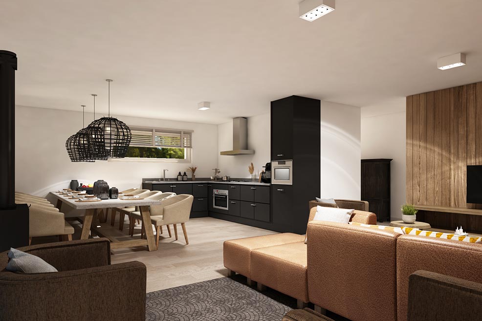 landal arber, wohnbereich 10-personen-haus
