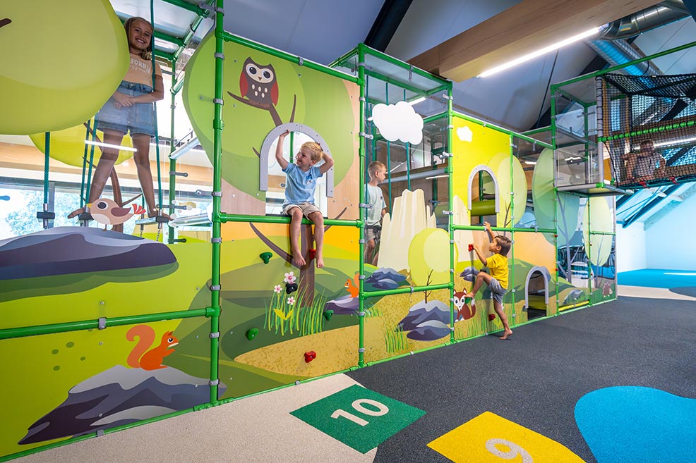 landal orveltermarke, indoor kletterwand - Foto: Landal GreenParks