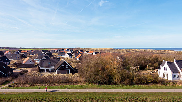 Nur ein Katzensprung ist es vom Ferienpark Landal Ouddorp Duin zu Strand und Meer