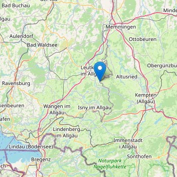 Karte CenterParcs Allgaeu