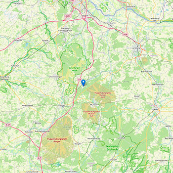 Karte Center Parcs Bispinger Heide