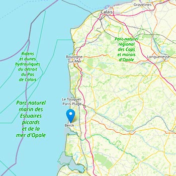 Karte Dormio Berck sur Mer