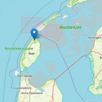 Karte Landal Sluftervallei, Texel