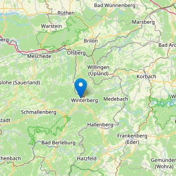 Karte Landal Winterberg