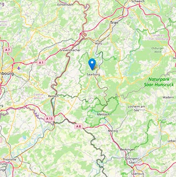Karte Landal Warsberg