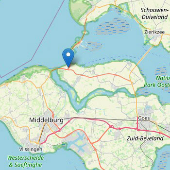 Karte Roompot Noordzee Résidence De Banjaard