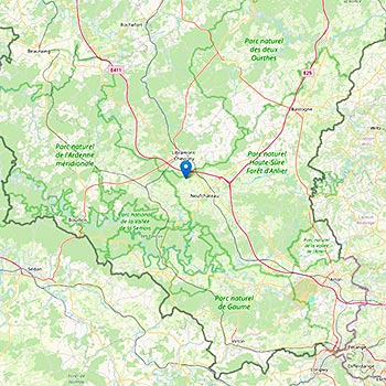 Karte Landal Sluftervallei, Texel